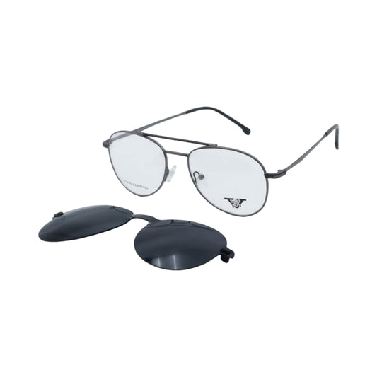 VANROSSI Aviator Clip-On Optical Glasses