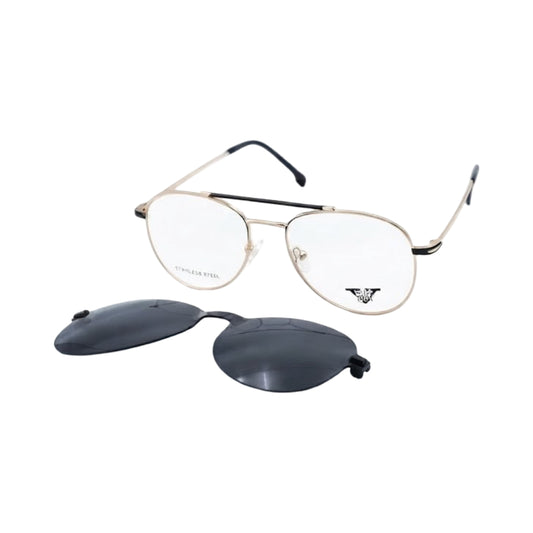 VANROSSI Aviator Clip-On Optical Glasses