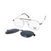 VANROSSI Aviator Clip-On Optical Glasses