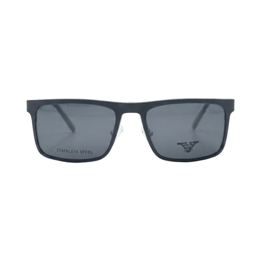 VANROSSI Half-Rim Rectangular Clip-On Optical Glasses