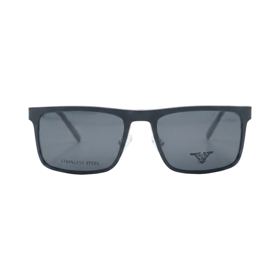 VANROSSI Half-Rim Rectangular Clip-On Optical Glasses