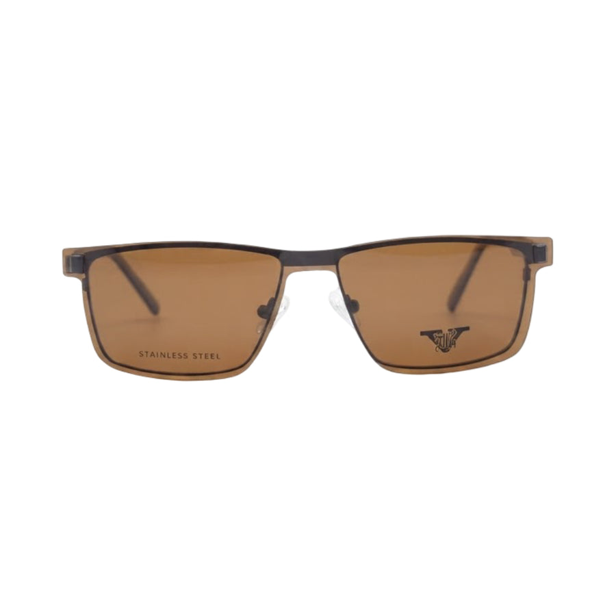 VANROSSI Rectangular Clip-On Optical Glasses