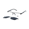 VANROSSI Rectangular Clip-On Optical Glasses