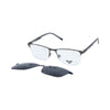 VANROSSI Rectangular Clip-On Optical Glasses