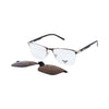 VANROSSI Rectangular Clip-On Optical Glasses