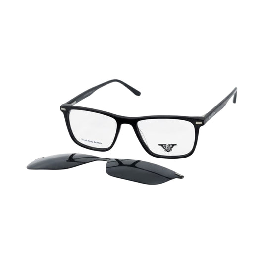 VANROSSI Rectangular Clip-On Optical Glasses