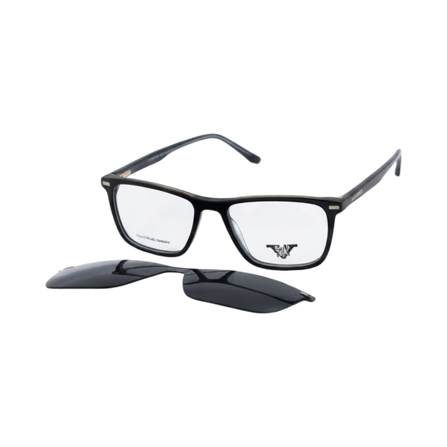 VANROSSI Rectangular Clip-On Optical Glasses