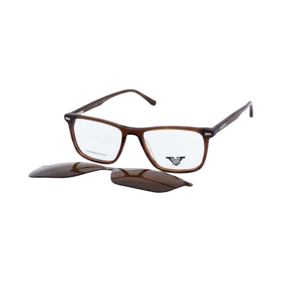 VANROSSI Rectangular Clip-On Optical Glasses