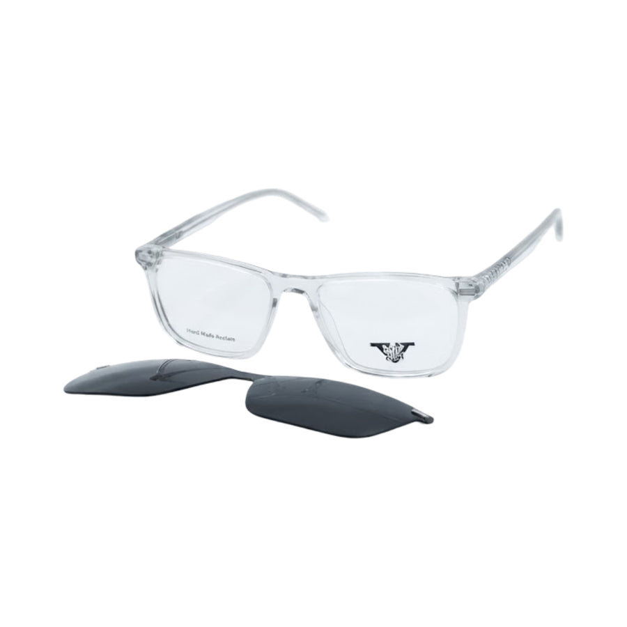 VANROSSI Rectangular Clip-On Optical Glasses