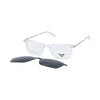 VANROSSI Rectangle Clip-On Optical Glasses