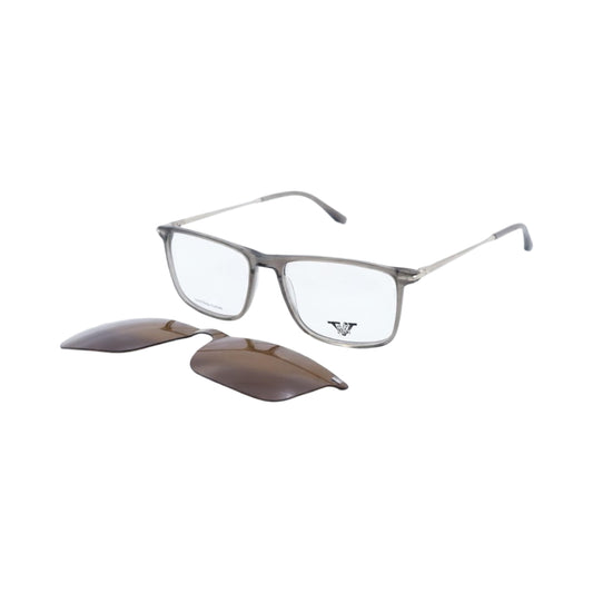 VANROSSI Rectangle Clip-On Optical Glasses