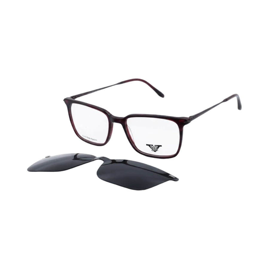 VANROSSI Rectangle Clip-On Optical Glasses