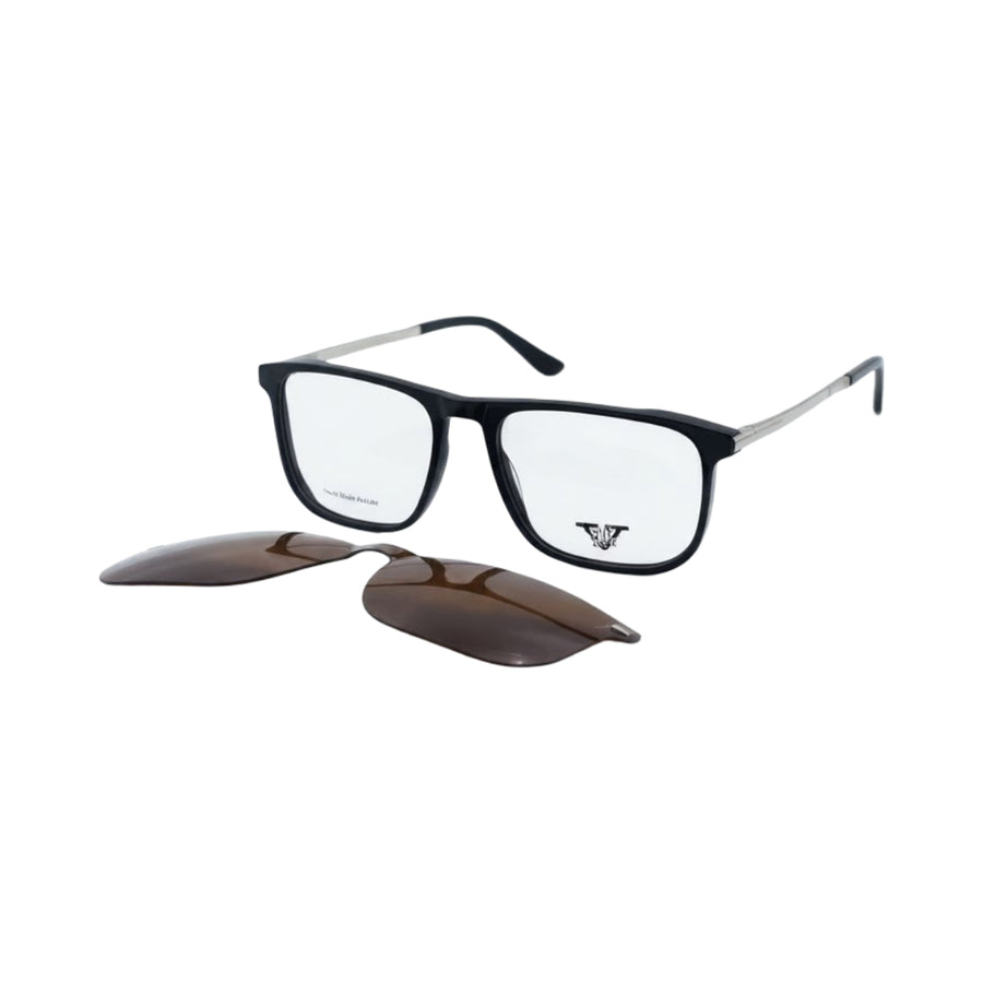 VANROSSI Rectangle Clip-On Optical Glasses