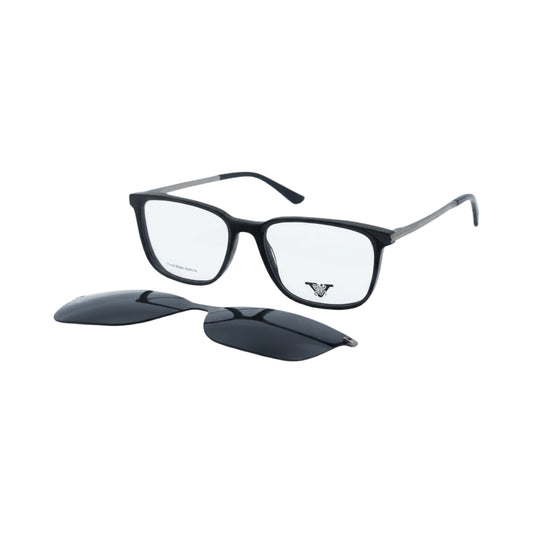 VANROSSI Rectangle Clip-On Optical Glasses