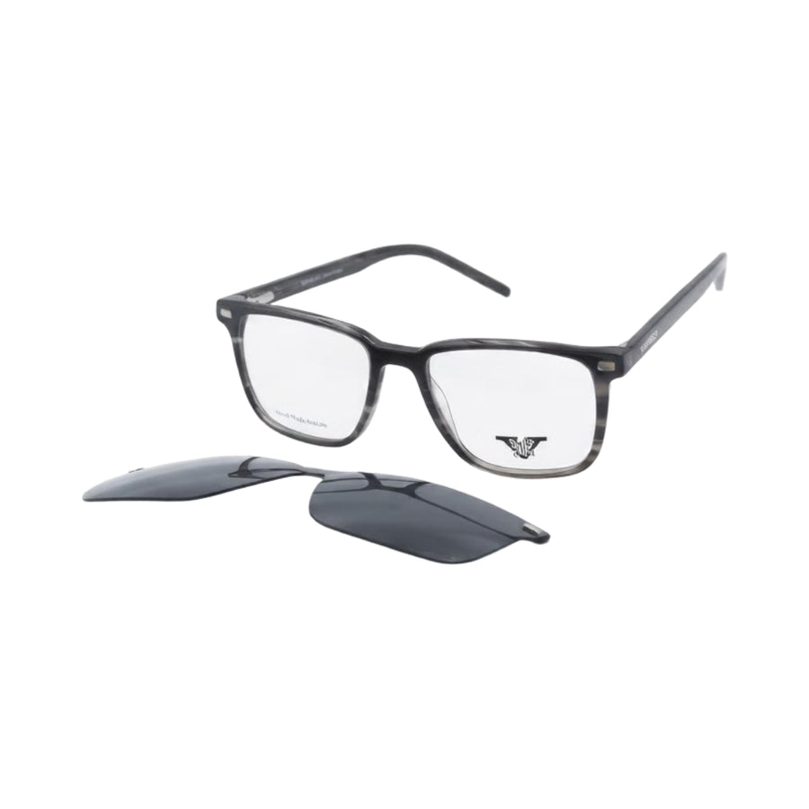VANROSSI Rectangular Clip-On Optical Glasses