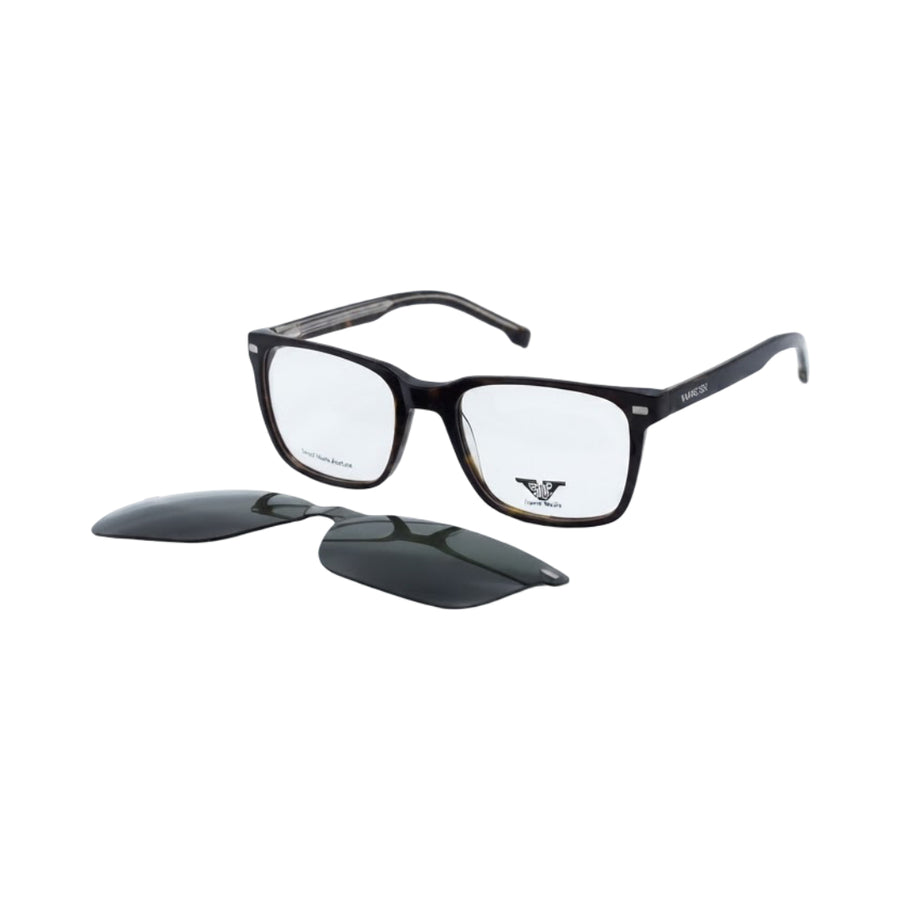 VANROSSI Rectangle Clip-On Optical Glasses
