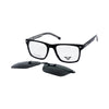 VANROSSI Rectangle Clip-On Optical Glasses
