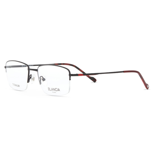 Blancia BC 444 Unisex Rectangular Sunglasses - Half Frame