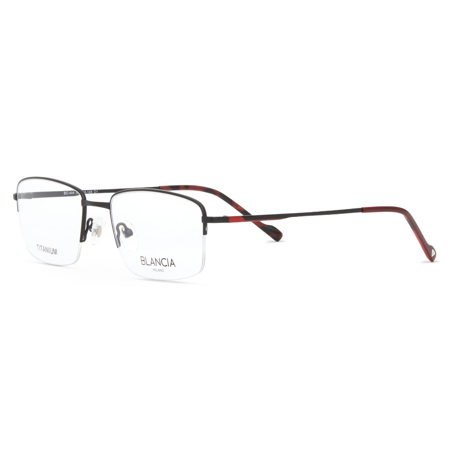 Blancia BC 444 Unisex Rectangular Sunglasses - Half Frame