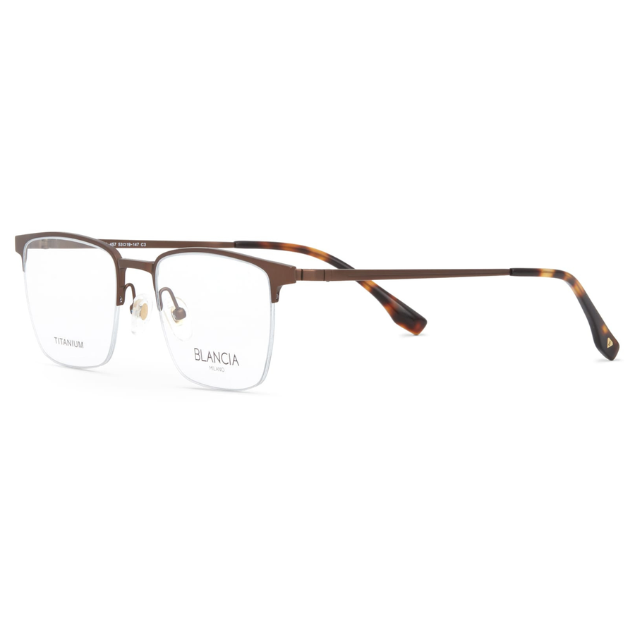 Blancia BC 457 Unisex Square Sunglasses - Half Frame