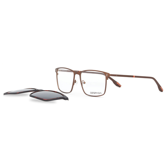 Despada DS 5466 Unisex Rectangular Optical Frame - Clip-On