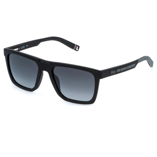 FILA Men’s Black Rectangular Sunglasses