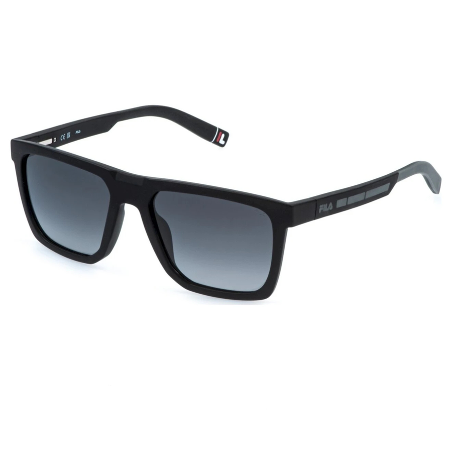 FILA Men’s Black Rectangular Sunglasses