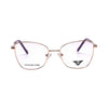VANROSSI Women's Rose Gold Full-Rim Eyeglass Frame