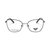 VANROSSI Women's Black and Gold Full-Rim Eyeglass Frame