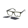 VANROSSI Rectangle Clip-On Optical Glasses