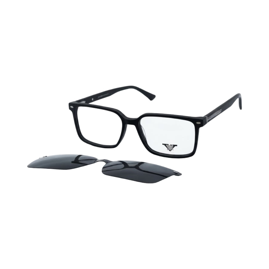 VANROSSI Rectangle Clip-On Optical Glasses
