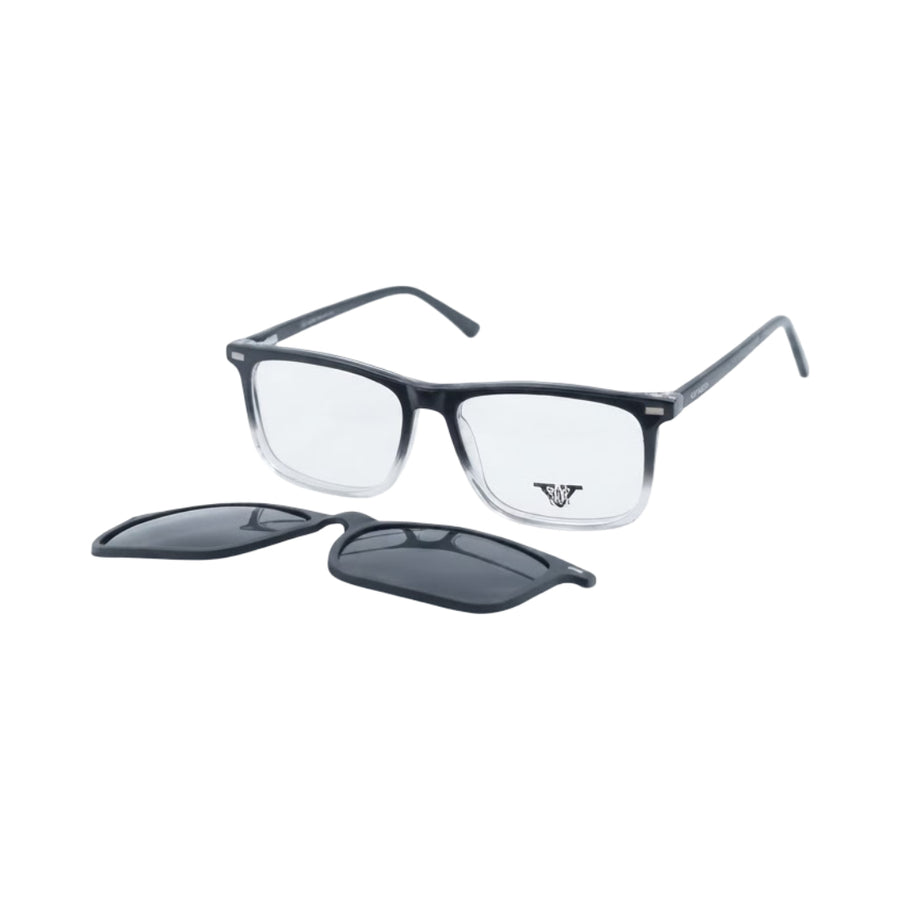 VANROSSI Rectangle Clip-On Optical Glasses