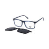 VANROSSI Rectangle Clip-On Optical Glasses