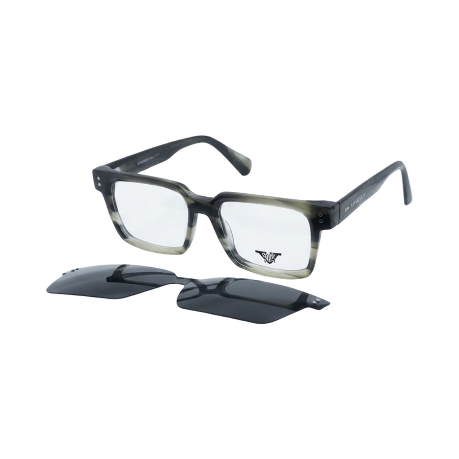 VANROSSI Rectangle Clip-On Optical Glasses