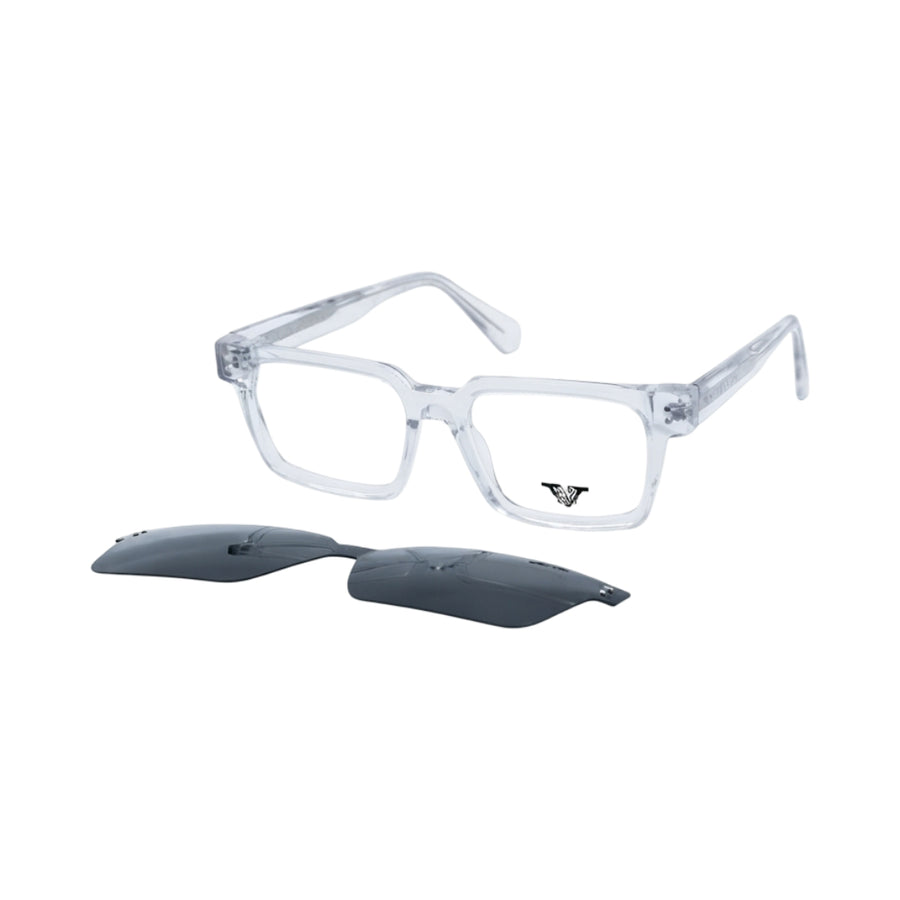 VANROSSI Rectangle Clip-On Optical Glasses