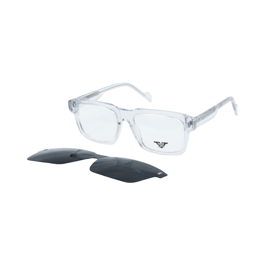 VANROSSI Rectangle Clip-On Optical Glasses