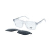 VANROSSI Rectangle Clip-On Optical Glasses