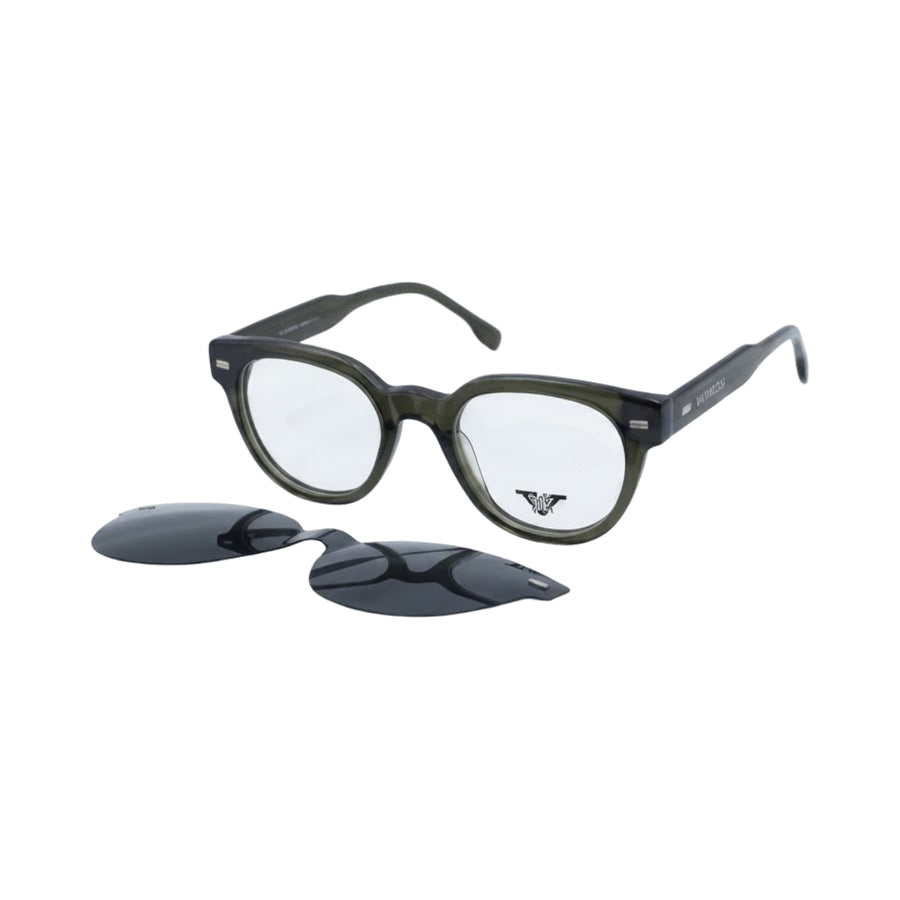 VANROSSI Oval Clip-On Optical Glasses