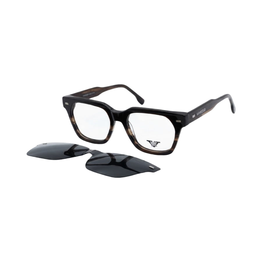 VANROSSI Rectangle Clip-On Optical Glasses