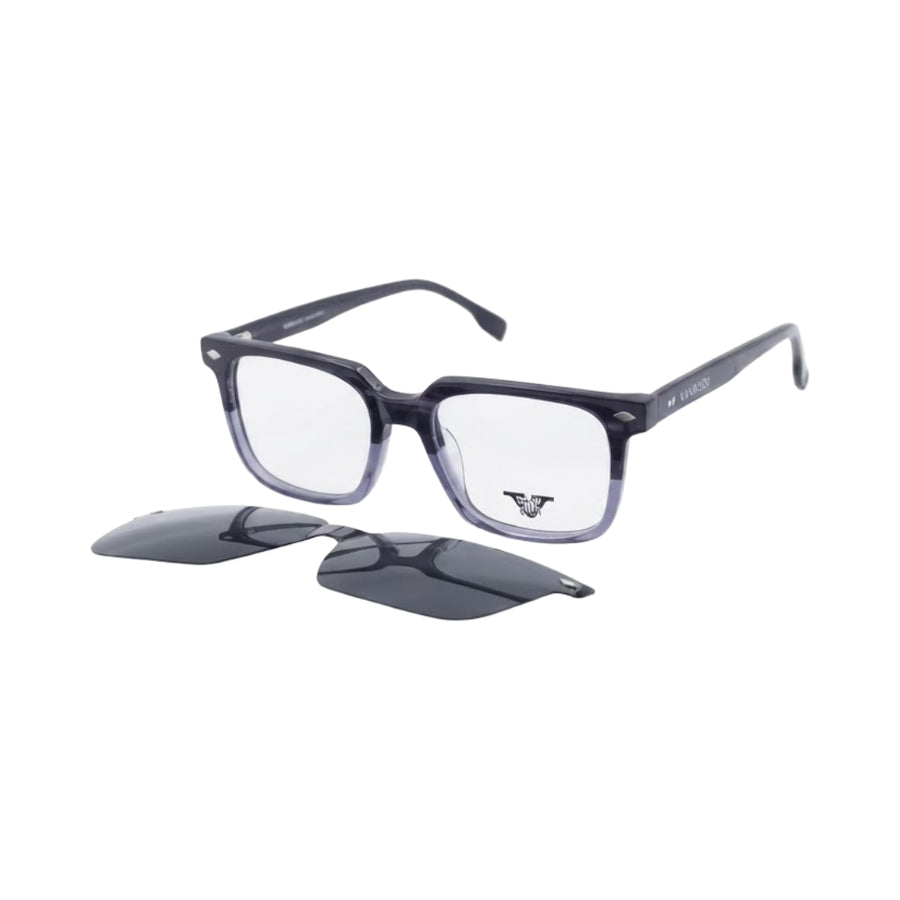 VANROSSI Rectangle Clip-On Optical Glasses