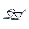 VANROSSI Double-Bridge Clip-On Optical Glasses