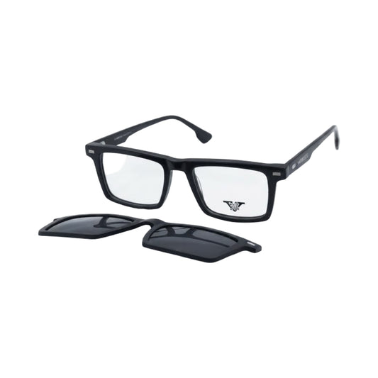 VANROSSI Rectangle Clip-On Optical Glasses
