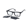 VANROSSI Rectangle Clip-On Optical Glasses