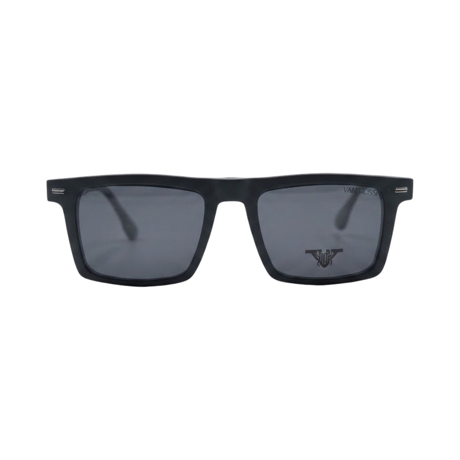 VANROSSI Rectangular Clip-On Optical Glasses