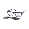 VANROSSI Rectangular Clip-On Optical Glasses