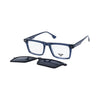 VANROSSI Rectangular Clip-On Optical Glasses