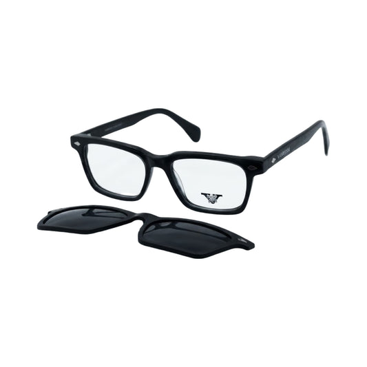 VANROSSI Rectangular Clip-On Optical Glasses