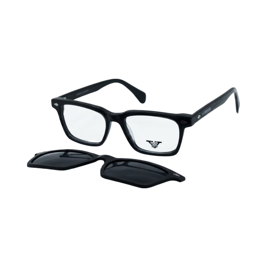 VANROSSI Rectangular Clip-On Optical Glasses