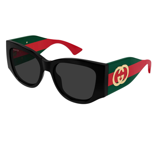 GUCCI Women's Black Cat-Eye Sunglasses