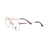 VANROSSI Men's Rose Gold Aviator Eyeglass Frame